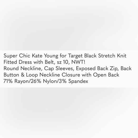 Kate Young little black dress - Picture 5 of 7